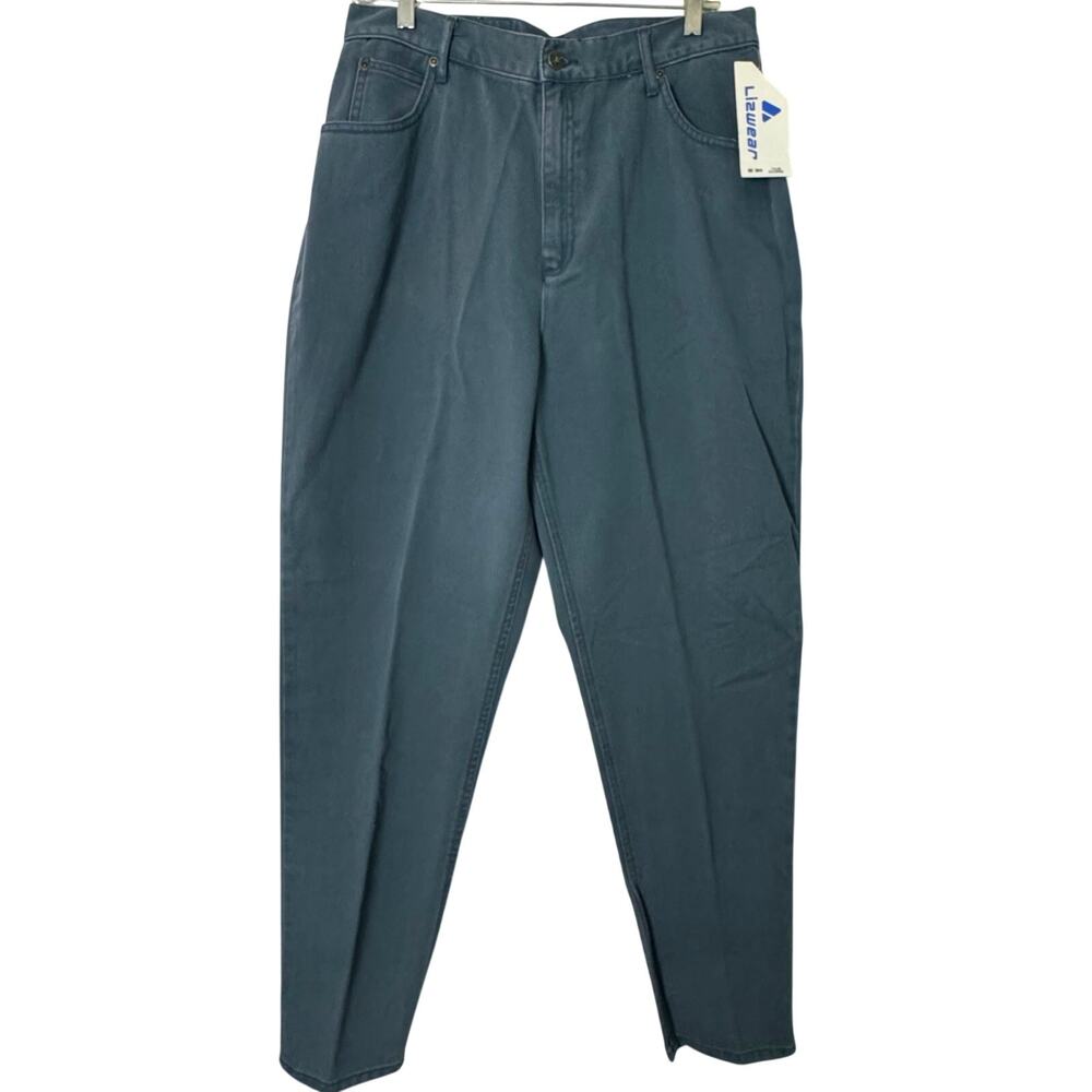 Vintage Lizwear High Rise, Straight‎ Leg Denim Jeans Size 16 NWT Mom Jeans